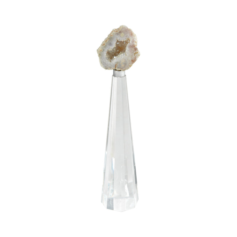 4209-010 Grand Duchess Agate and Crystal Stand - Tall, Accessory, Dimond Home, - ReeceFurniture.com - Free Local Pick Ups: Frankenmuth, MI, Indianapolis, IN, Chicago Ridge, IL, and Detroit, MI