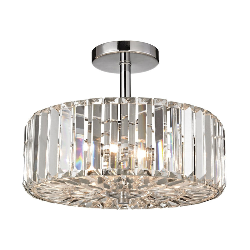Clearview - Semi Flush Mount - Polished Chrome