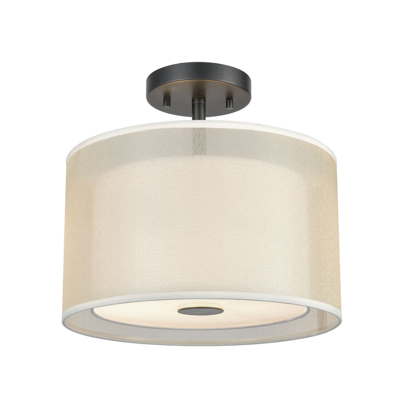 Ashland - Semi Flush Mount - Matte Black