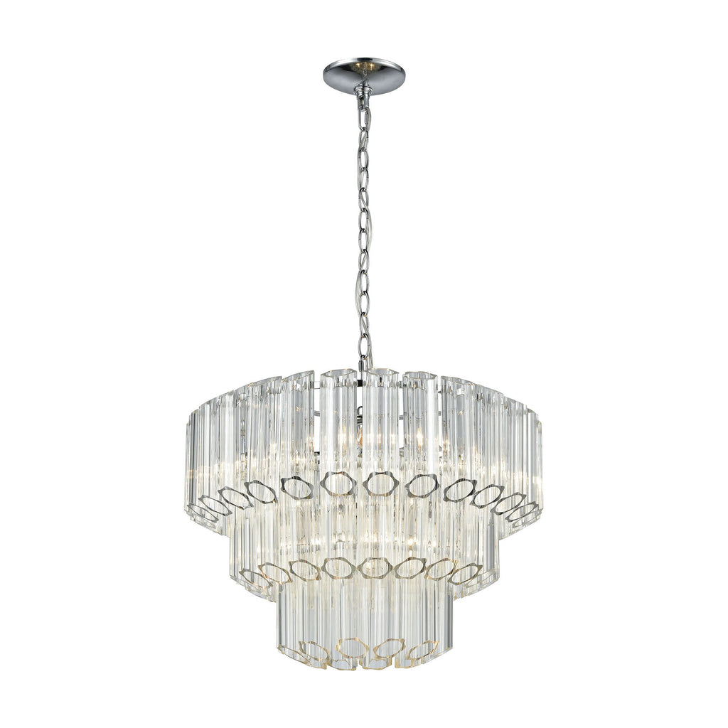 Carrington - Chandelier - Polished Chrome