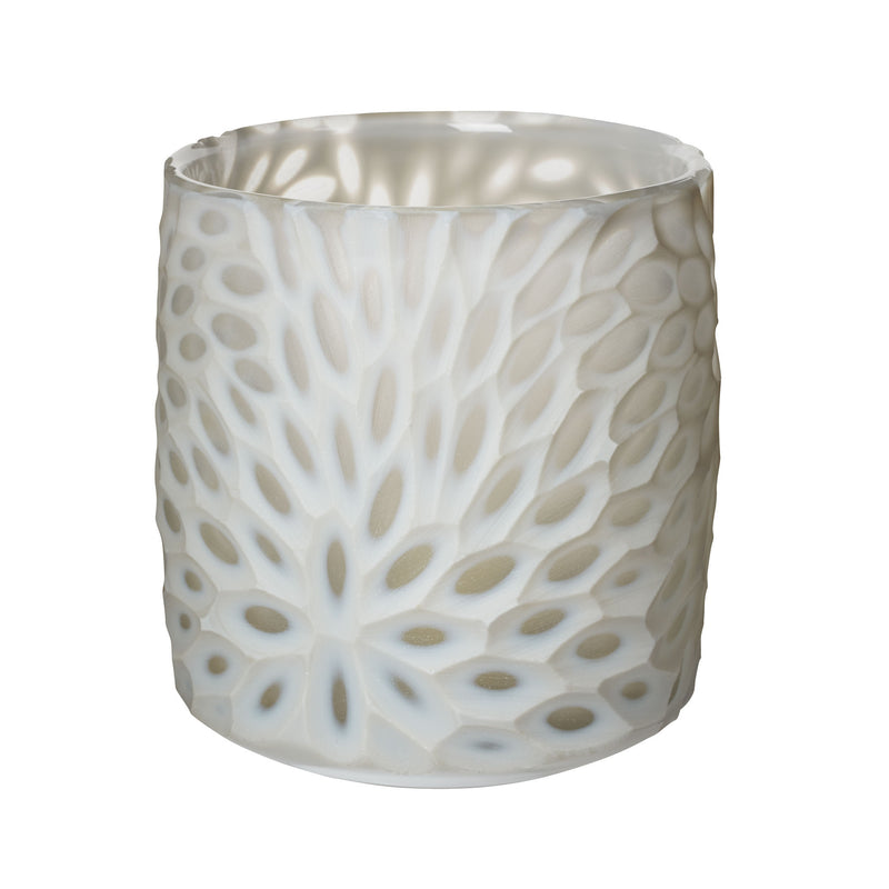 464056 Milk Bouquet Cut Votive, Candle/Candle Holder, Dimond Home, - ReeceFurniture.com - Free Local Pick Ups: Frankenmuth, MI, Indianapolis, IN, Chicago Ridge, IL, and Detroit, MI