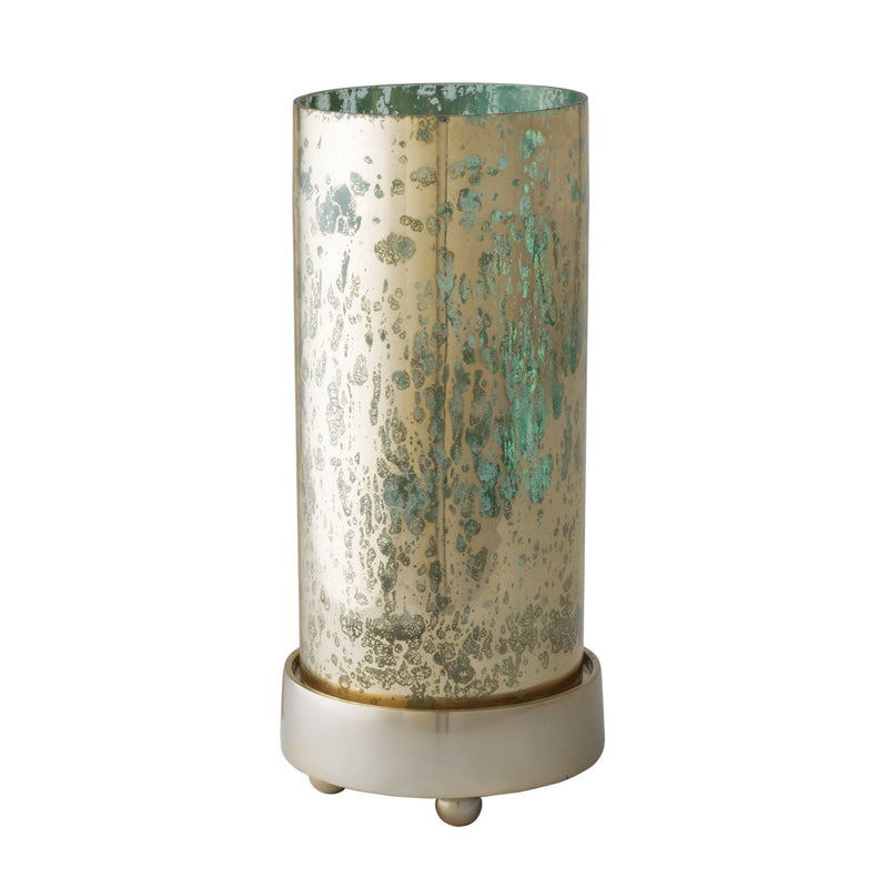 468003 Gilded Sea Hurricane - Small, Candle/Candle Holder, Dimond Home, - ReeceFurniture.com - Free Local Pick Ups: Frankenmuth, MI, Indianapolis, IN, Chicago Ridge, IL, and Detroit, MI