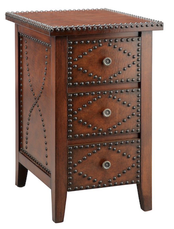 47728 - Evanston Three Drawer Accent Chest - Free Shipping!, Accent Chests, Stein World, - ReeceFurniture.com - Free Local Pick Ups: Frankenmuth, MI, Indianapolis, IN, Chicago Ridge, IL, and Detroit, MI