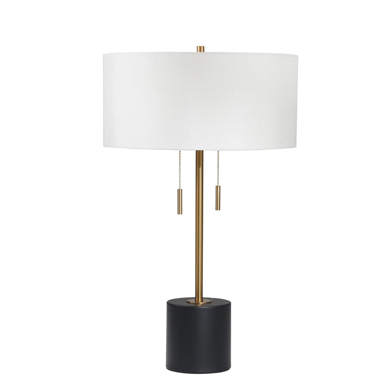 Metal Stick Table Lamp 24",  Gold