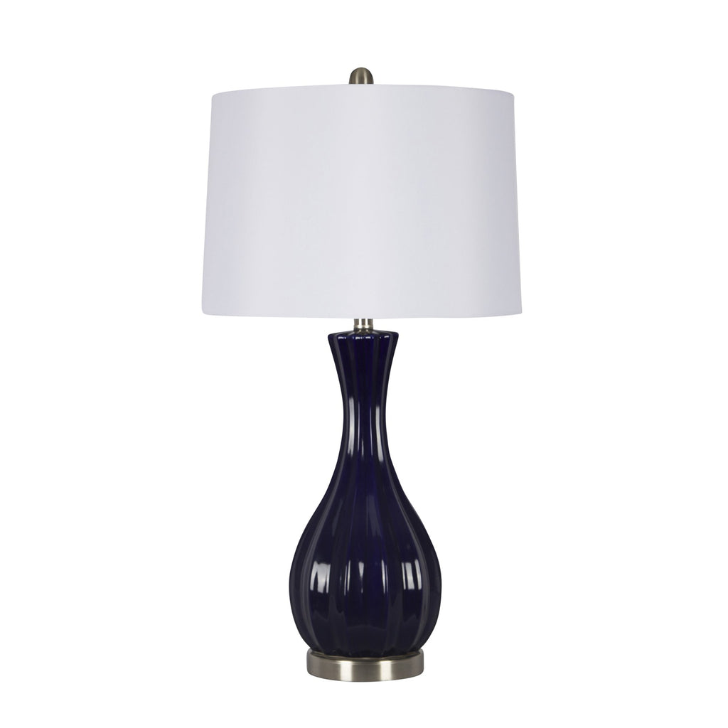 Ceramic Table Lamp 29", Blue