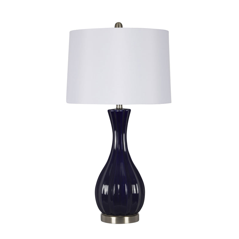 Ceramic Table Lamp 29", Blue