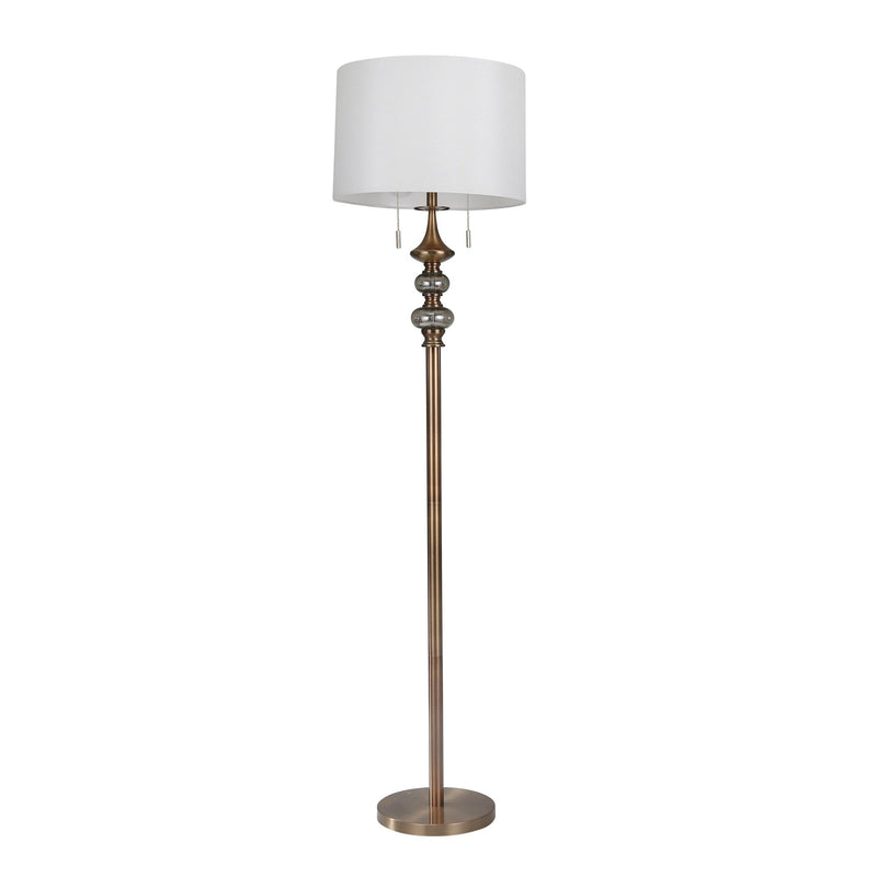 Metal 61" Floor Lamp , Bronze