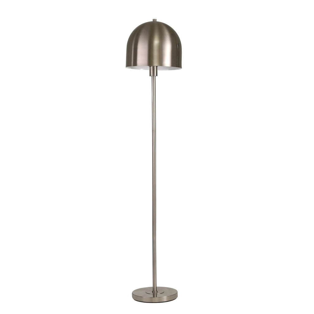 Metal 59" Mushroom Floor Lamp,Silver