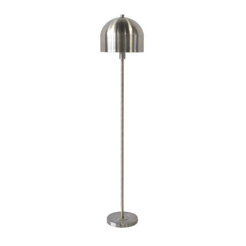 Metal 59" Mushroom Floor Lamp,Silver