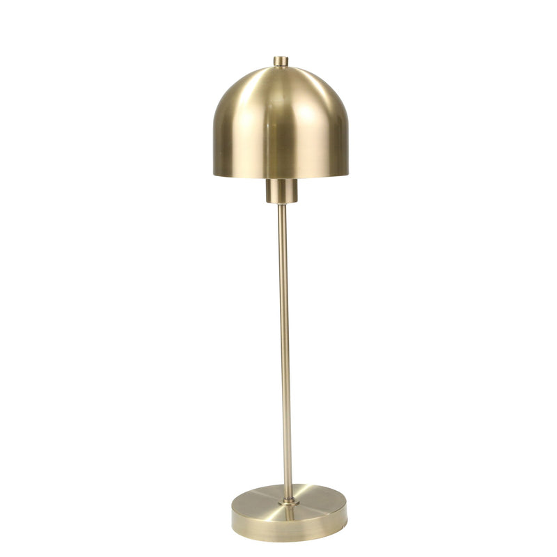 Metal 25" Mushroom Table Lamp,Gold