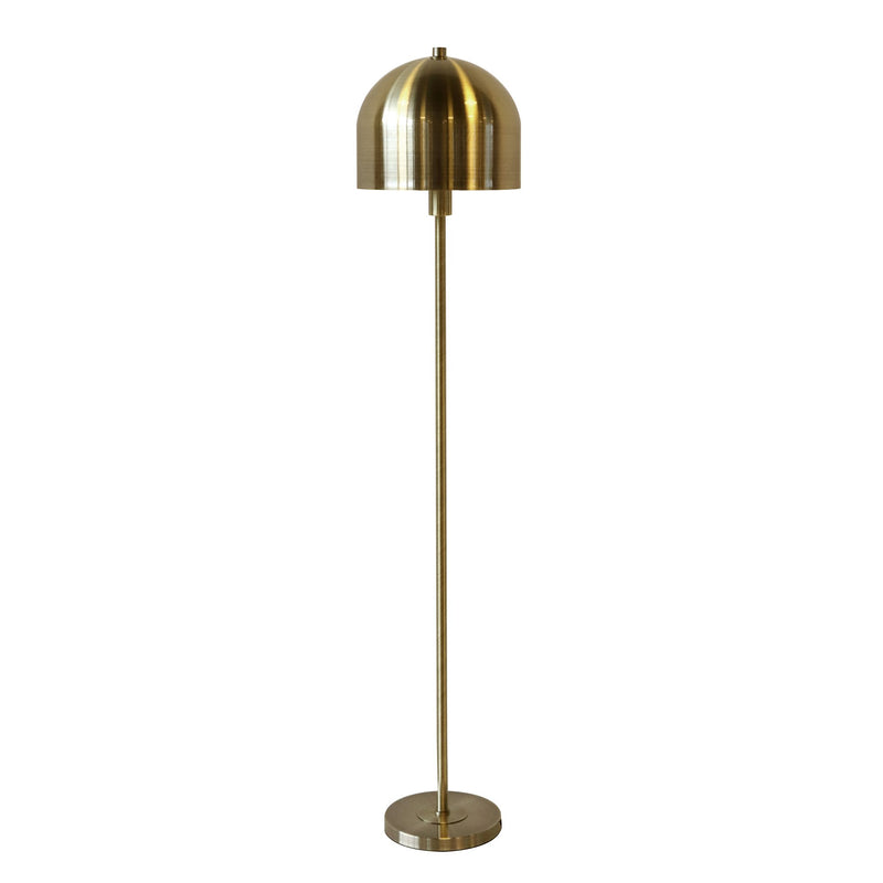 Metal 59" Mushroom Floor Lamp,Gold