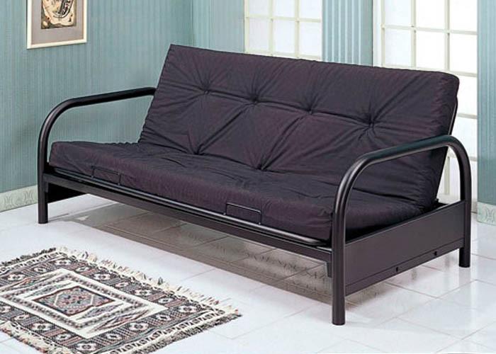 50251 Black Full Size Futon Mattress - ReeceFurniture.com