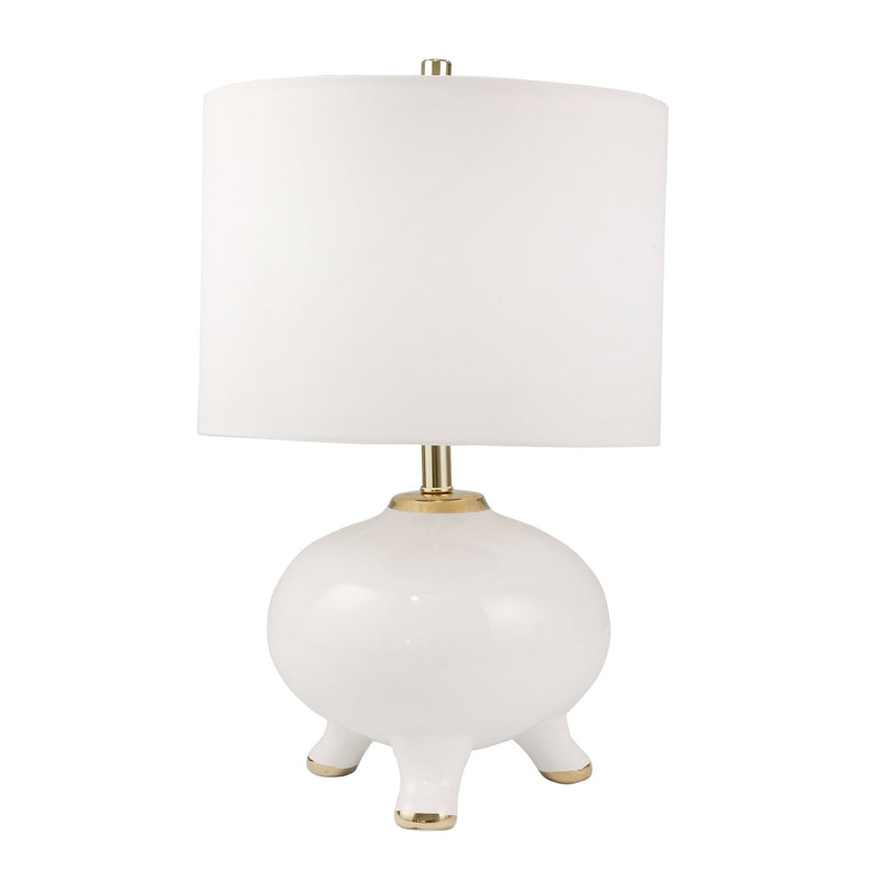 Ceramic 24" Table Lamp, White