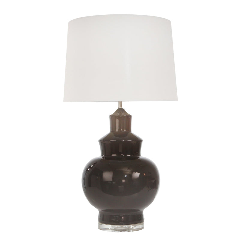 Ceramic 33" Table Lamp, Black