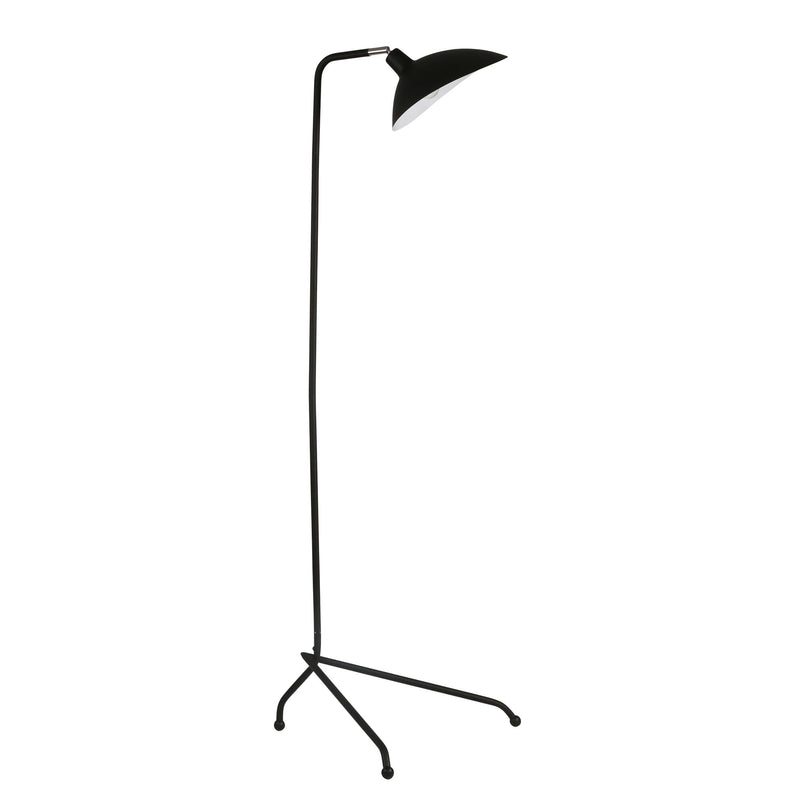 Metal 56" Tri-Leg Floor Lamp,Black