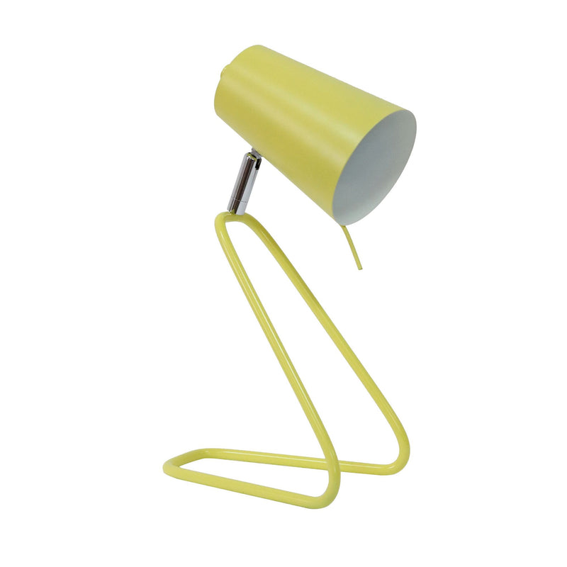 Metal 12" Kneeling Table Lamp,Yellow