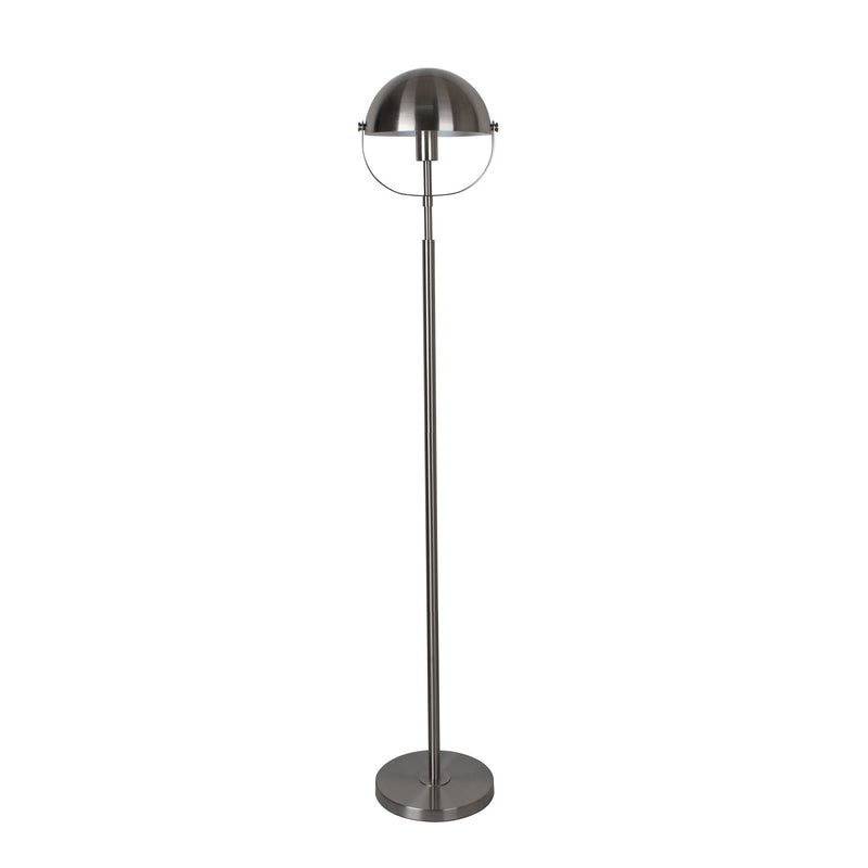 Metal 60" Floor Lamp, Silver