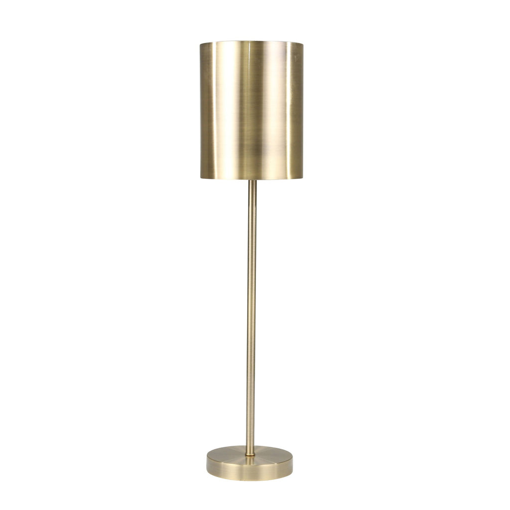 Metal 30" Desk Lamp , Gold