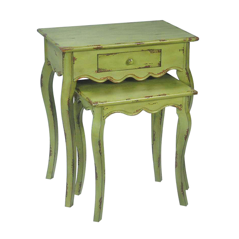 51-0021 Set of 2 Verde Stacking Tables - Free Shipping! Table - RauFurniture.com