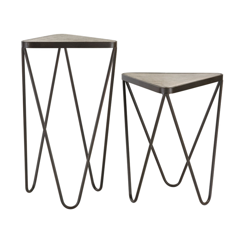 51-002/S2 Set of 2 Angular Side Tables - Free Shipping! Table - RauFurniture.com