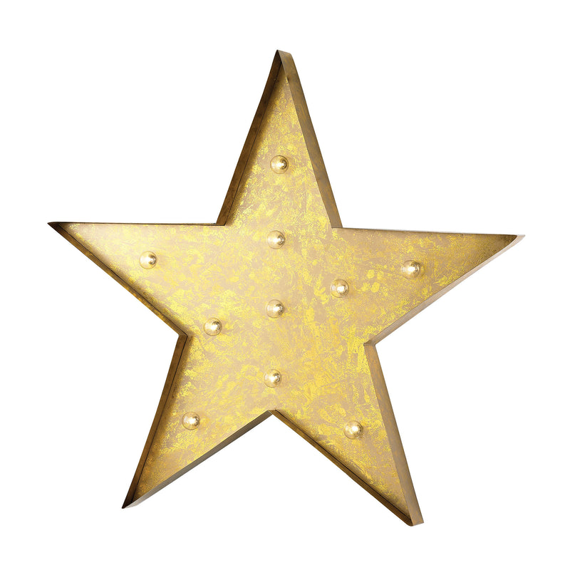 51-034 Star Marquee Sign - Free Shipping! Wall Decor - RauFurniture.com