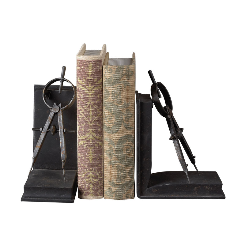 51-10002 Compass Bookends Bookend - RauFurniture.com