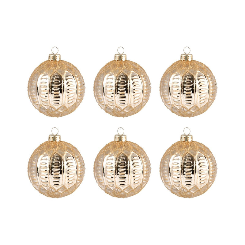519635 - Round Optic Ornament (Set of 6)