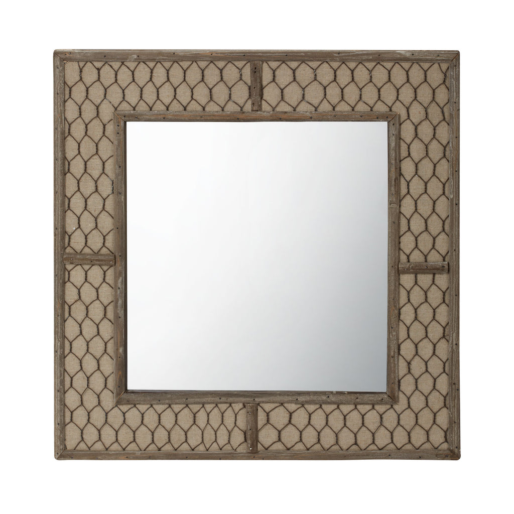 594036 Canvas Wire Mirror Mirror - RauFurniture.com