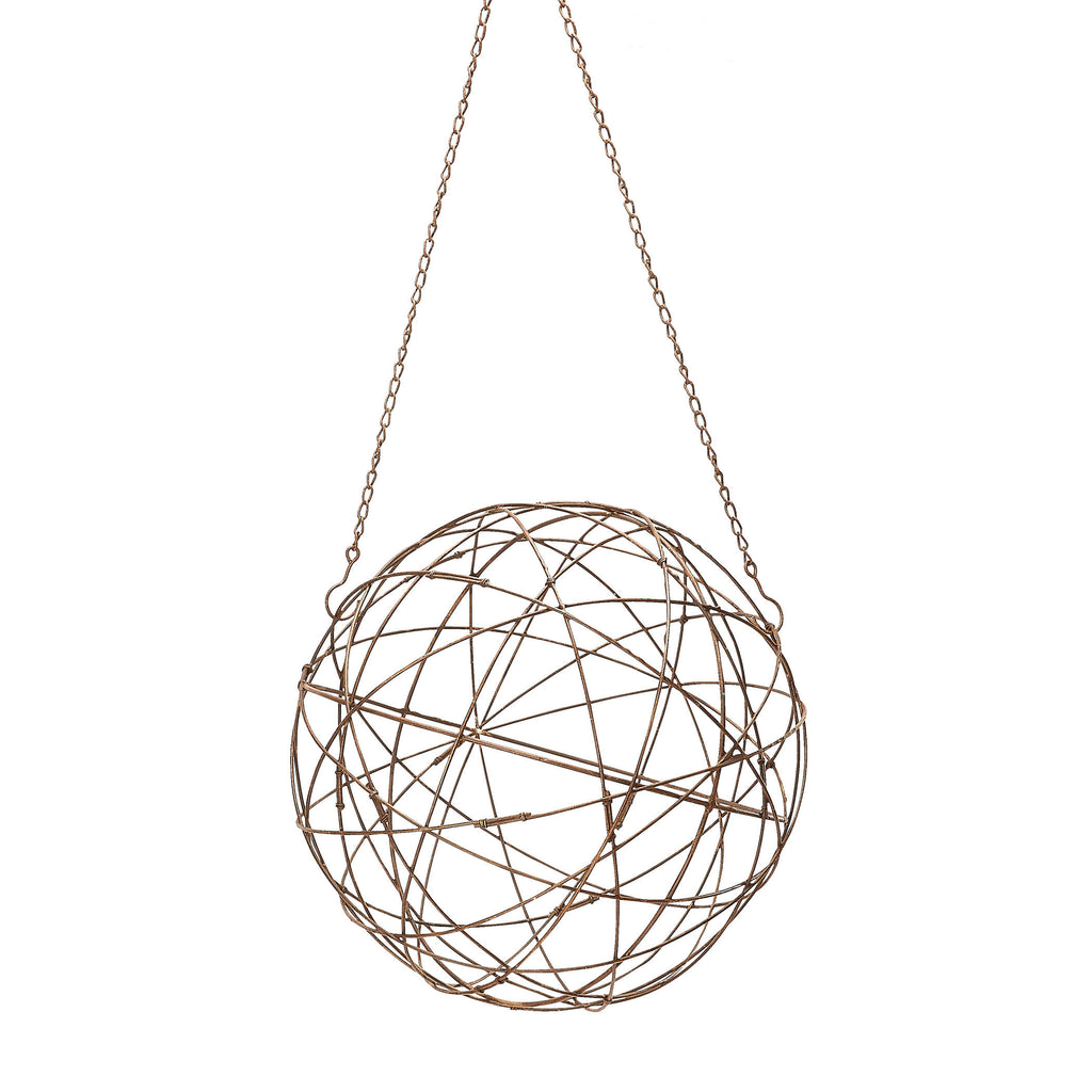 594045 Aged Iron Wire Sphere - Small Accessory - RauFurniture.com