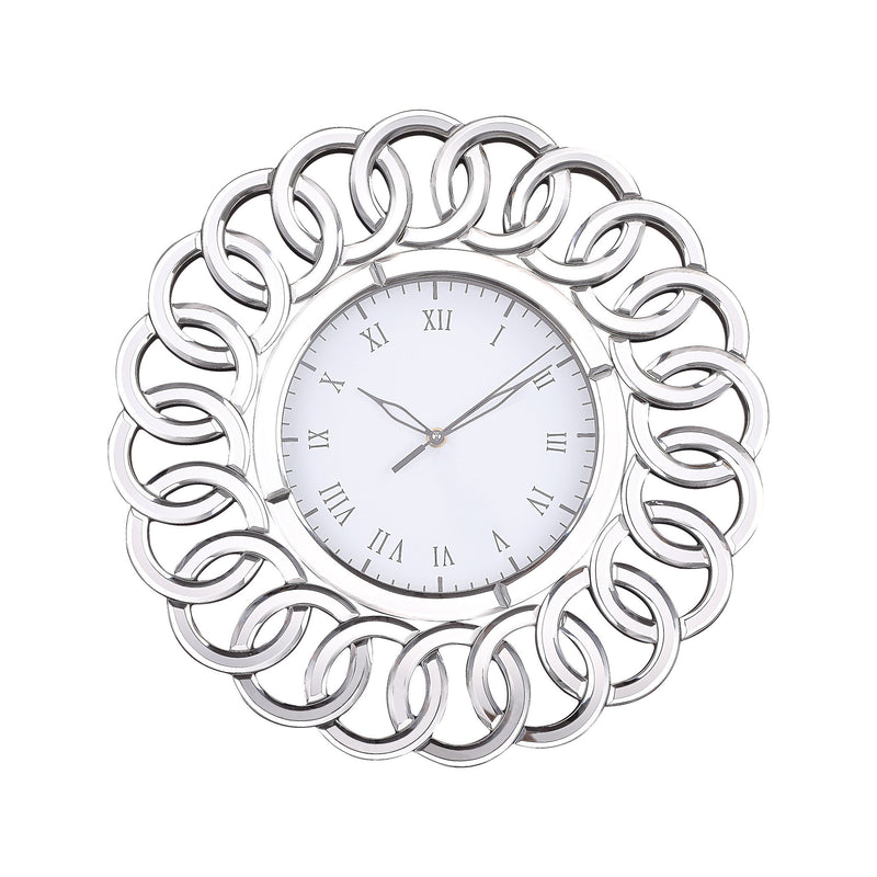 6100-033 Chatelaine Clock with Mirror Wall Clock - RauFurniture.com