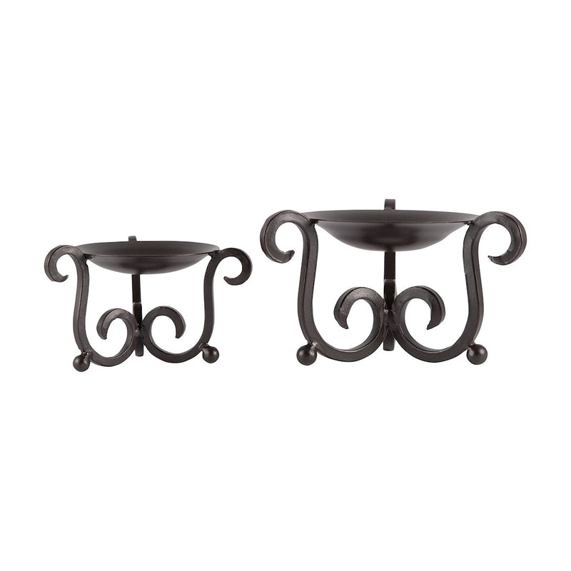 620621 - Candelaria Set of 2 Pillar Holders