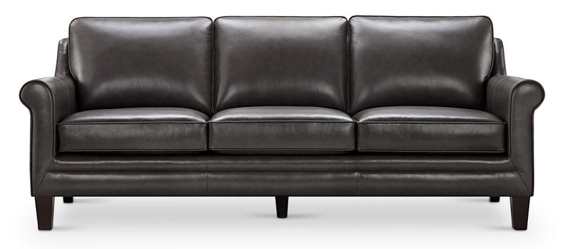 6538 Andover RX143 Grey Top Grain Leather Furniture - RauFurniture.com