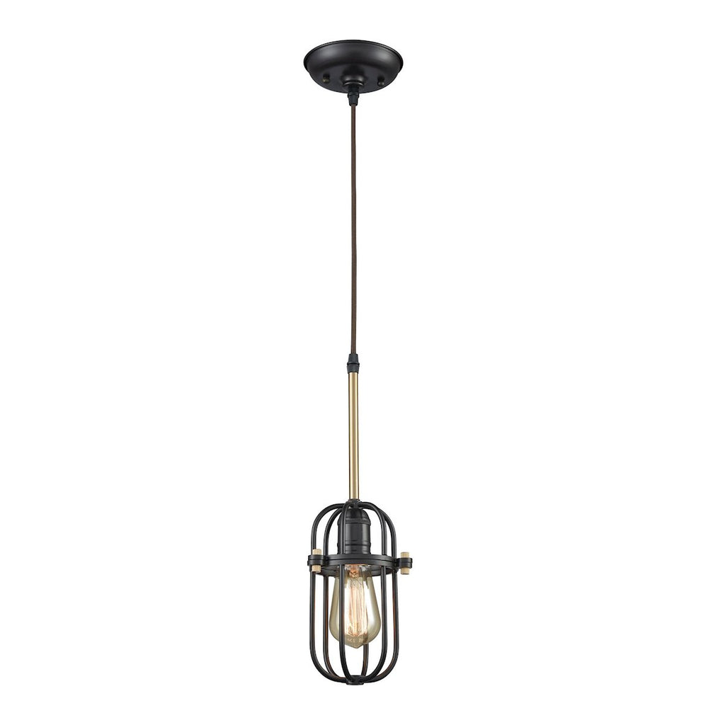 Binghamton - Mini Pendant - Oil Rubbed Bronze, Satin Brass, Satin Brass