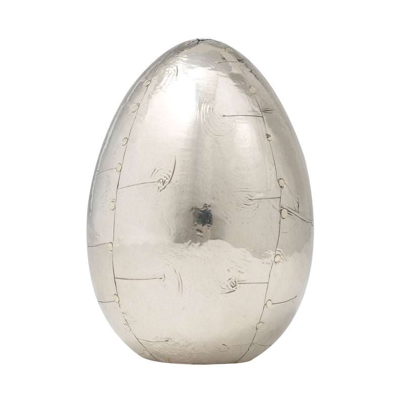 665001 Decorative Royal German Silver Egg - Small Accessory - RauFurniture.com
