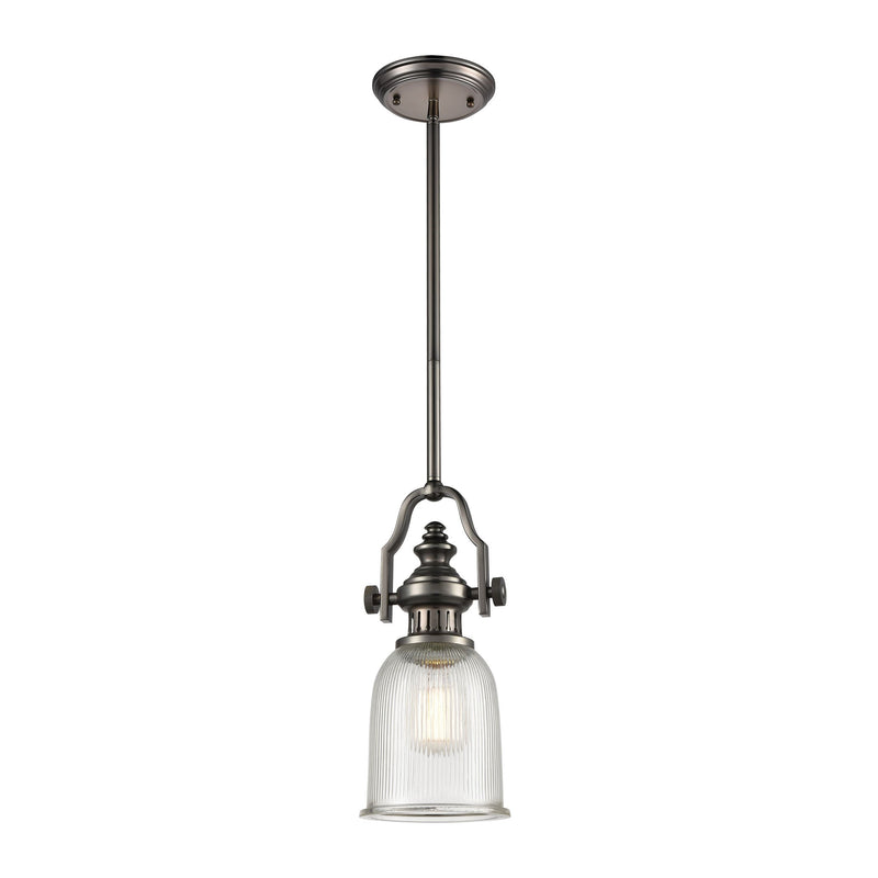 Chadwick - Mini Pendant - Black Nickel