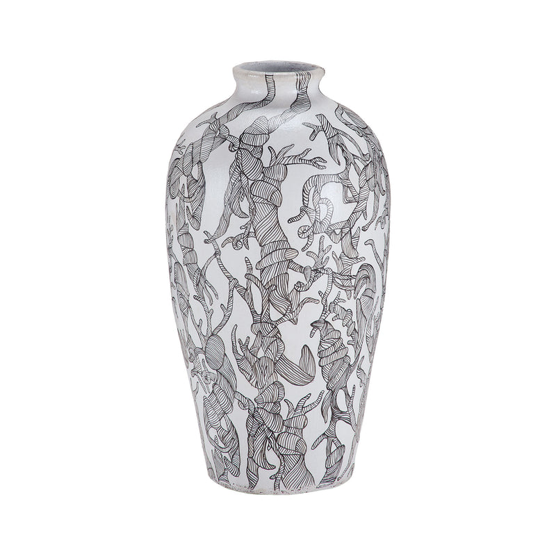 7011-090 Thicket Hand Painted Vase Vase/Urn - RauFurniture.com