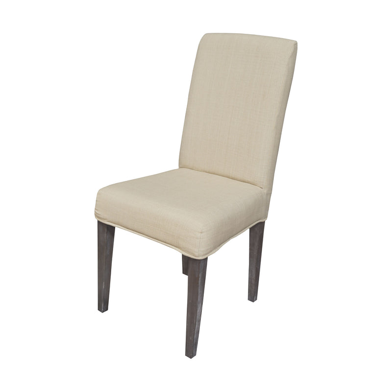 7011-117-B Couture Covers Parsons Chair Cover - Light Cream Cover/Cushion - RauFurniture.com