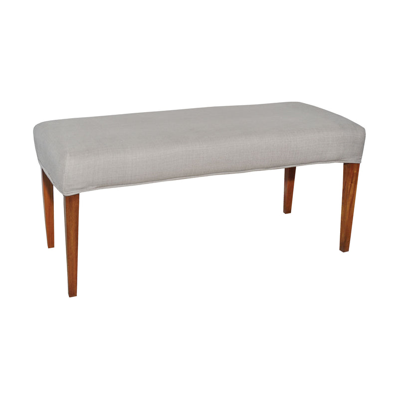 7011-121-C Couture Covers Double Bench Cover - Light Grey Cover/Cushion - RauFurniture.com