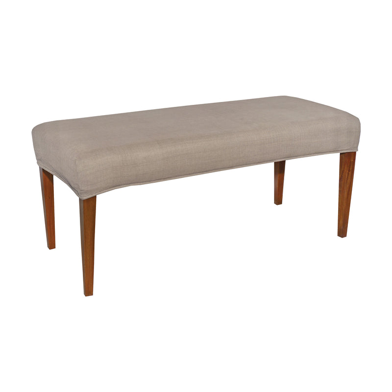 7011-121-F Couture Covers Double Bench Cover - Light Brown Cover/Cushion - RauFurniture.com
