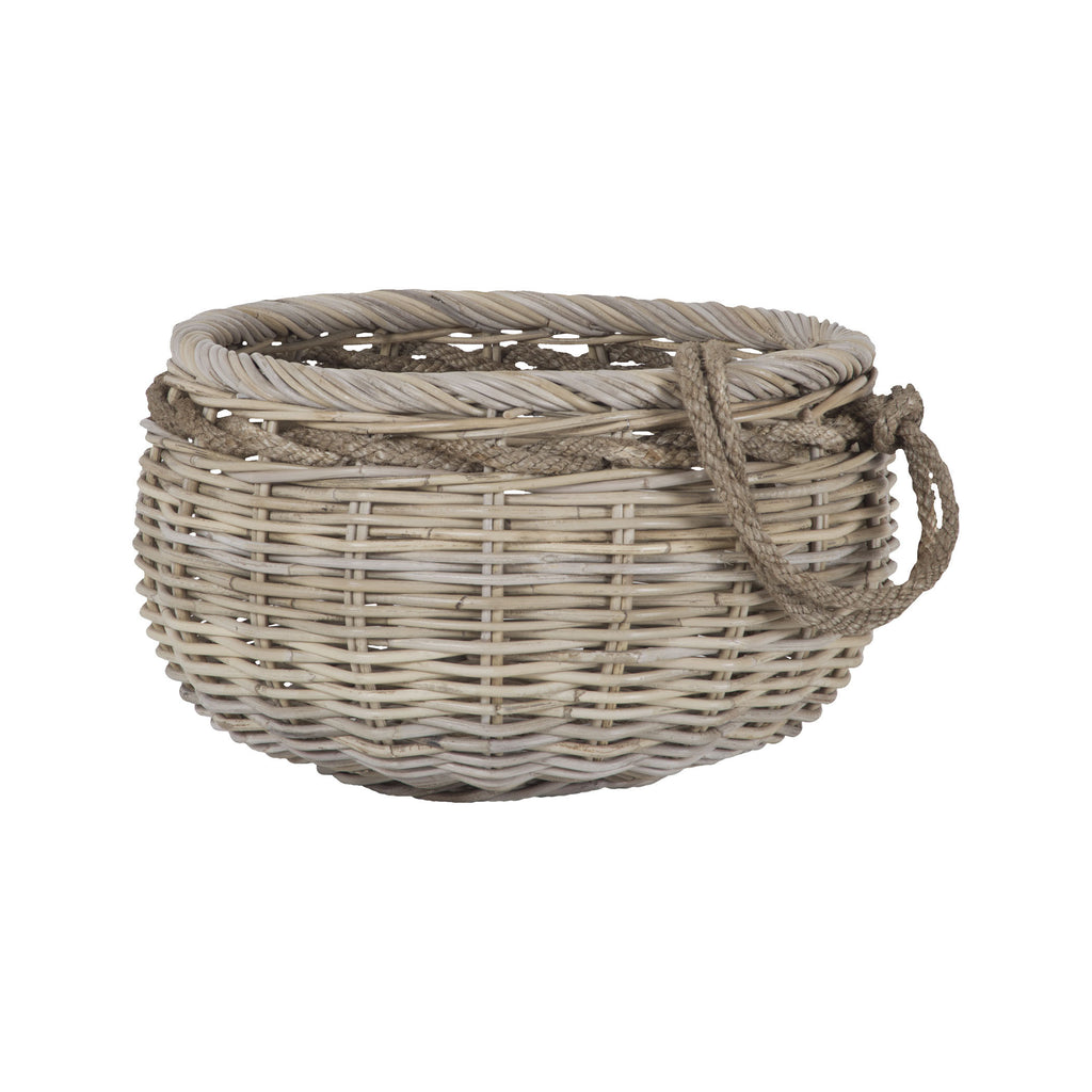 7011-287 Sumbawa Natural Rattan Basket - Small Basket - RauFurniture.com