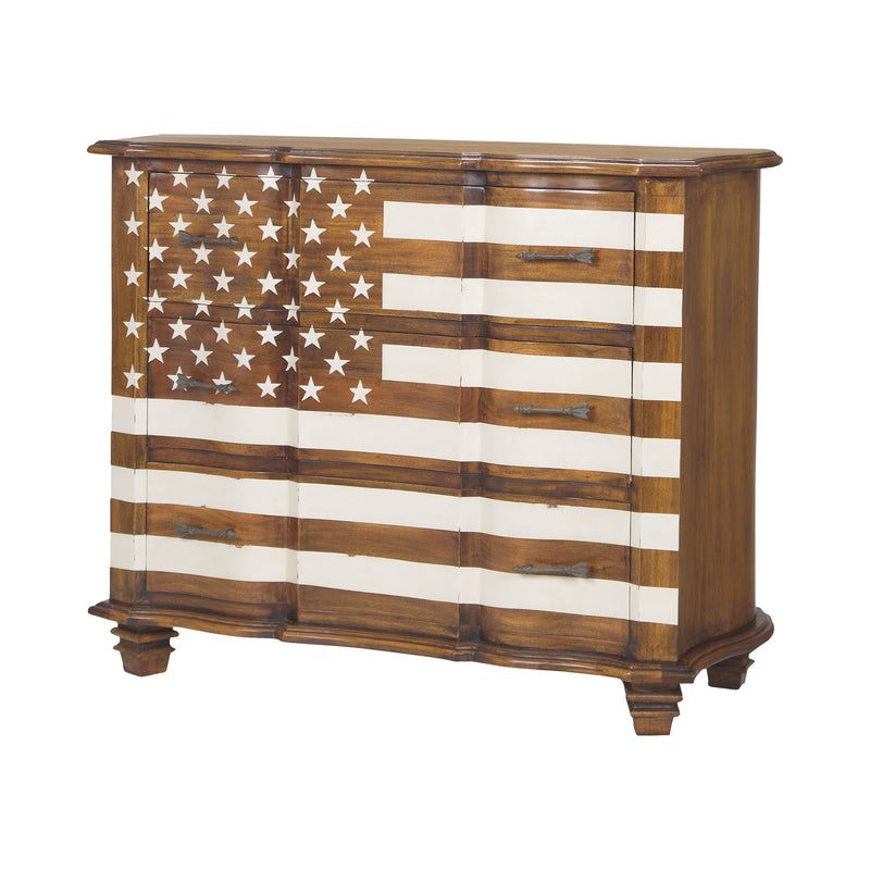 7011-288 Westward Chest In Honey Stain And White - Free Shipping! Chest - RauFurniture.com