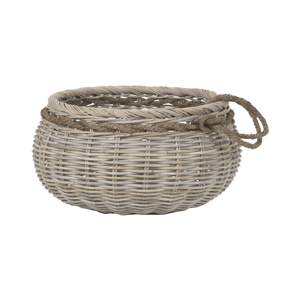 7011-370 Sumbawa Natural Rattan Basket - Large Basket - RauFurniture.com