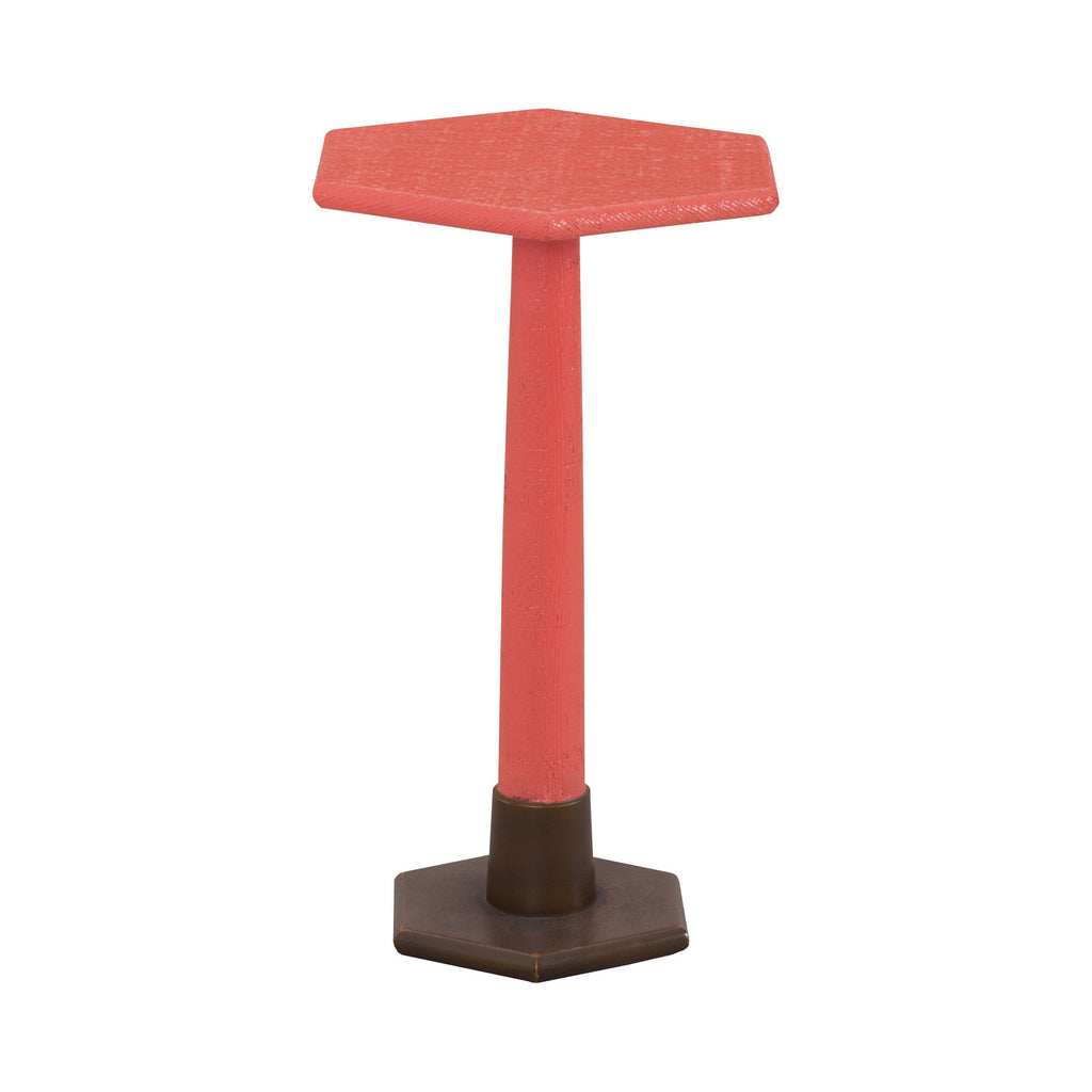 7011-961C Launch Pad Coral Accent Table Table - RauFurniture.com
