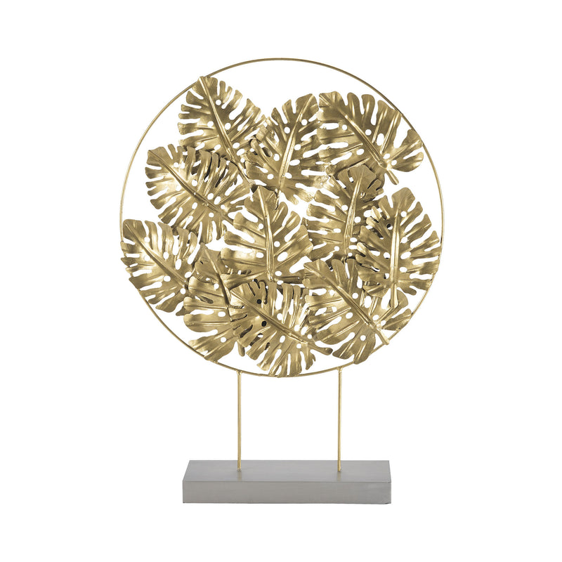 7159-044 Quintus Gold Foliage Sculpture - Free Shipping! Accessory - RauFurniture.com