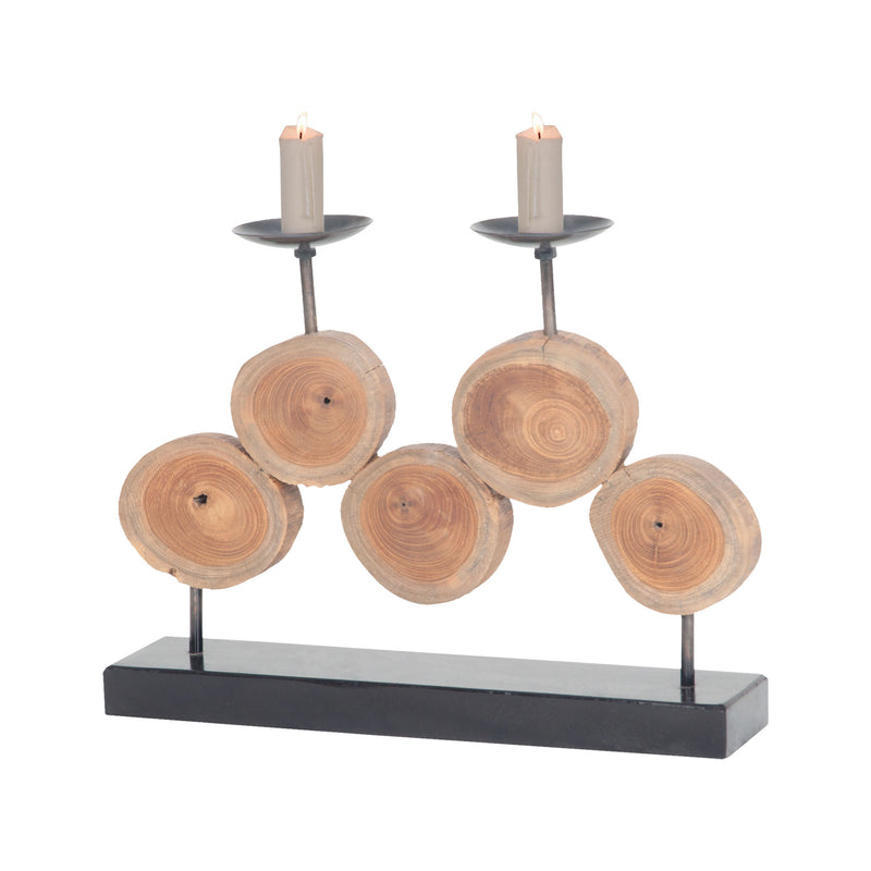 7162-057 Grizzley Candle Holder - Free Shipping! Candle/Candle Holder - RauFurniture.com