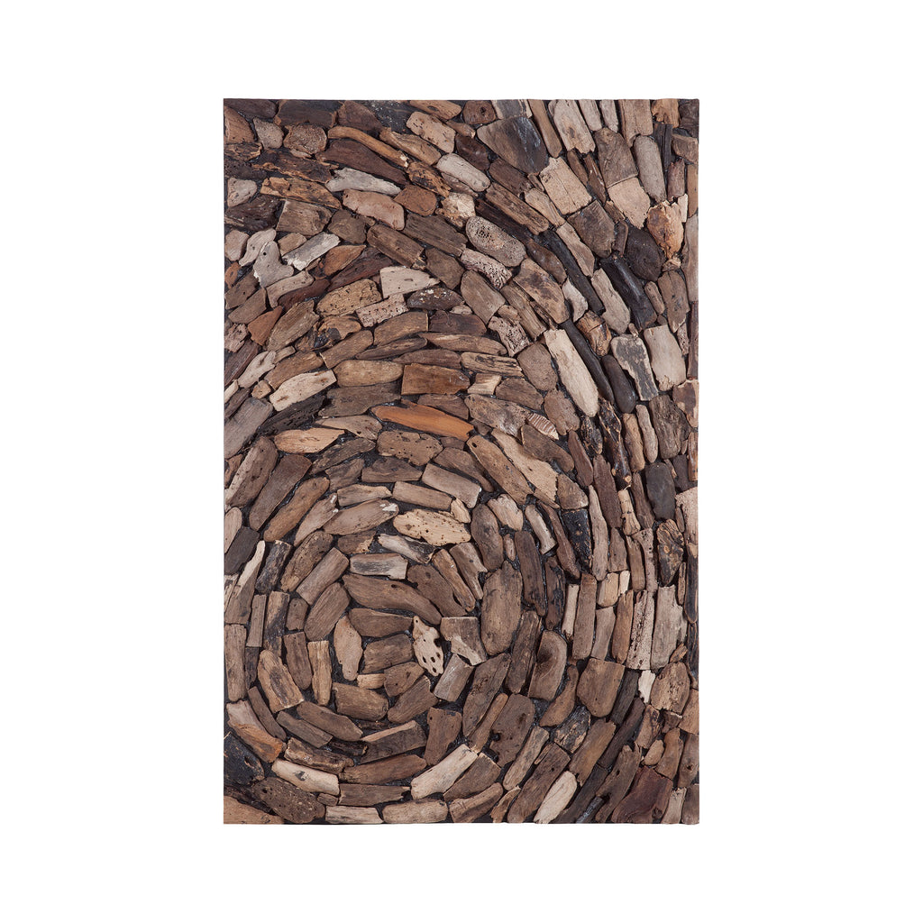 7163-031 Driftwood Whirl Wall Art Wall Decor - RauFurniture.com