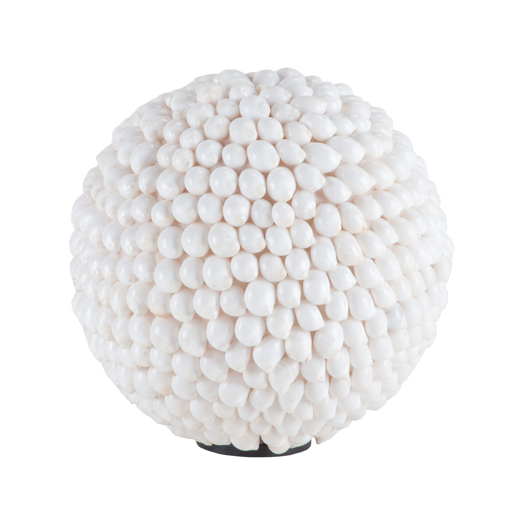7163-041 White Hermit Shell Ball Accessory - RauFurniture.com