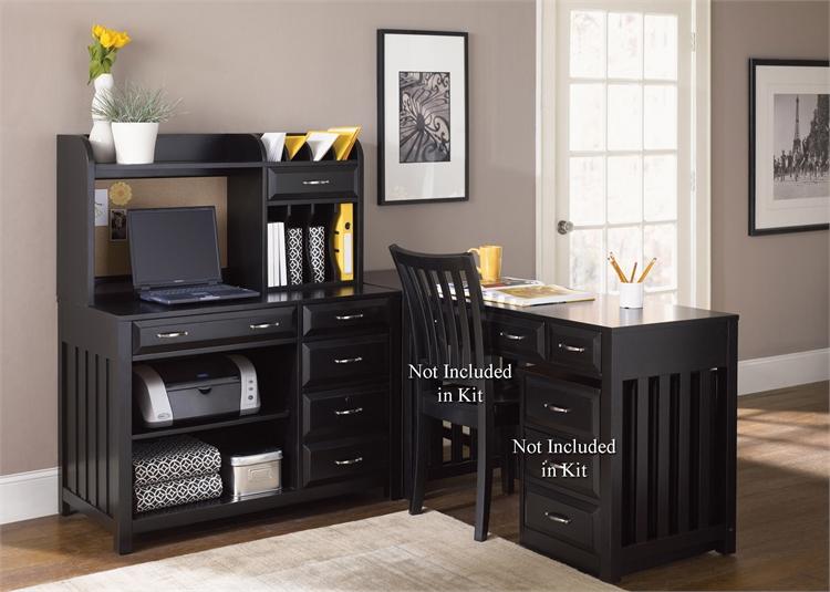 717-HO Hampton Bay Home Office-Black