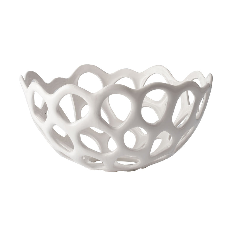 724021 Perforated Porcelain Dish - Medium Dish - RauFurniture.com