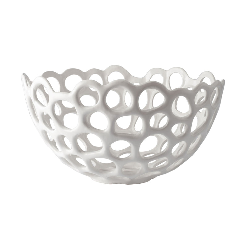 724022 Perforated Porcelain Dish - Large Dish - RauFurniture.com